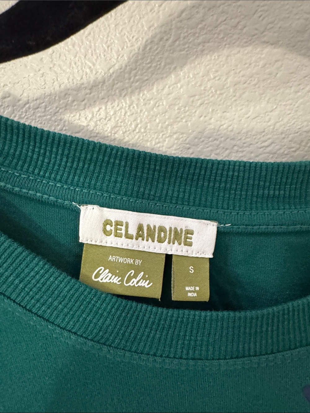 Green 'Vacation' Parrot Graphic Tee Dress - CELANDINE - Picture 5 of 6